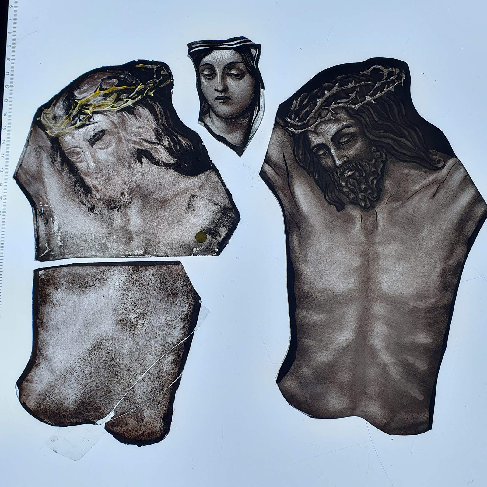 4. Glass Painting Replacement Replica Piece