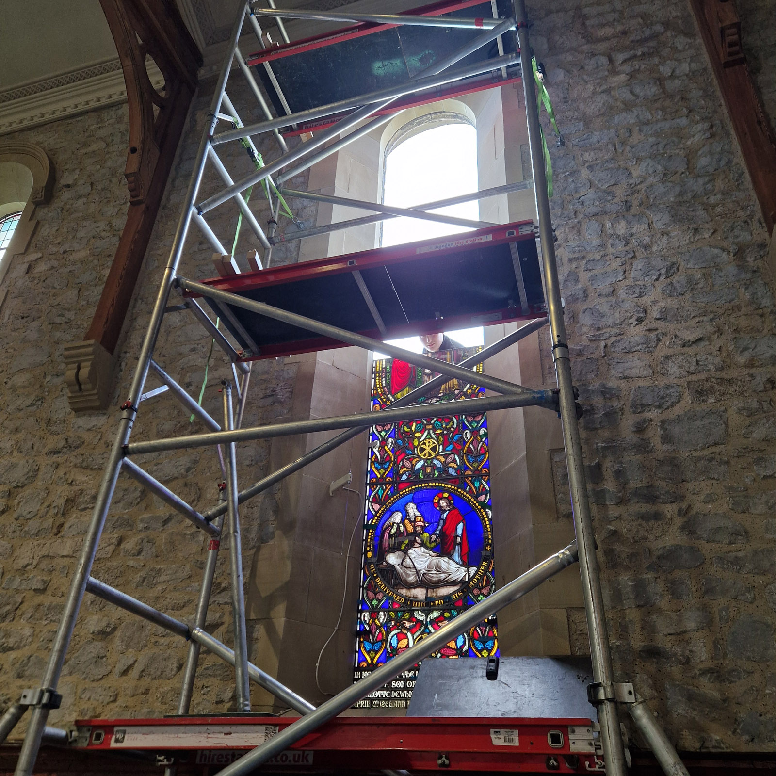 5. Church Window Re-installation